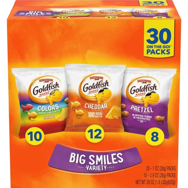 Goldfish Crackers Big Smiles