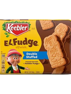 Fudge Elfwich Double Stuffed Cookies